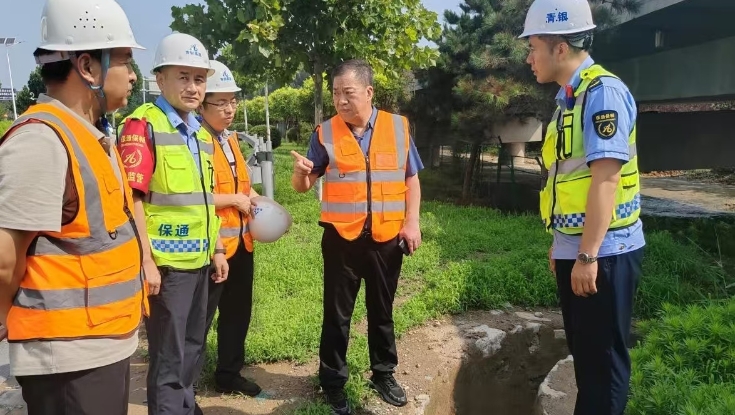 分公司领导督导青银高速汛期排查处治工作