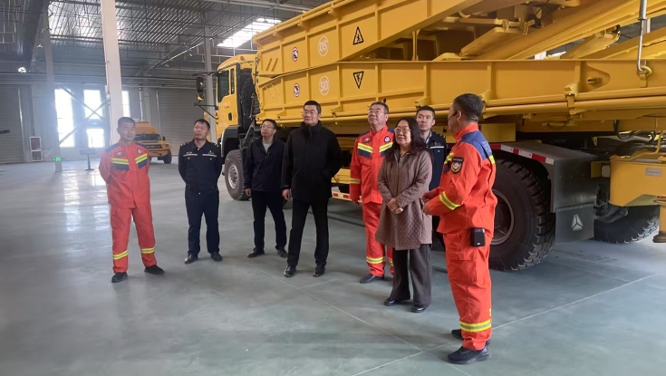 青银分公司到集团公司交通应急救援队开展学习交流活动